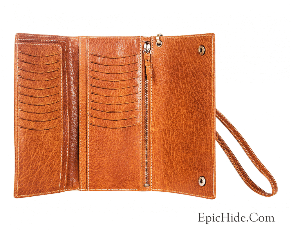 LEATHER LONG WALLET - Image 4