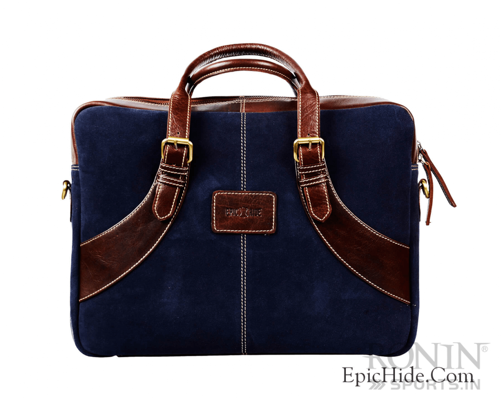 Vintage Leather Laptop Bag 01 - Image 2