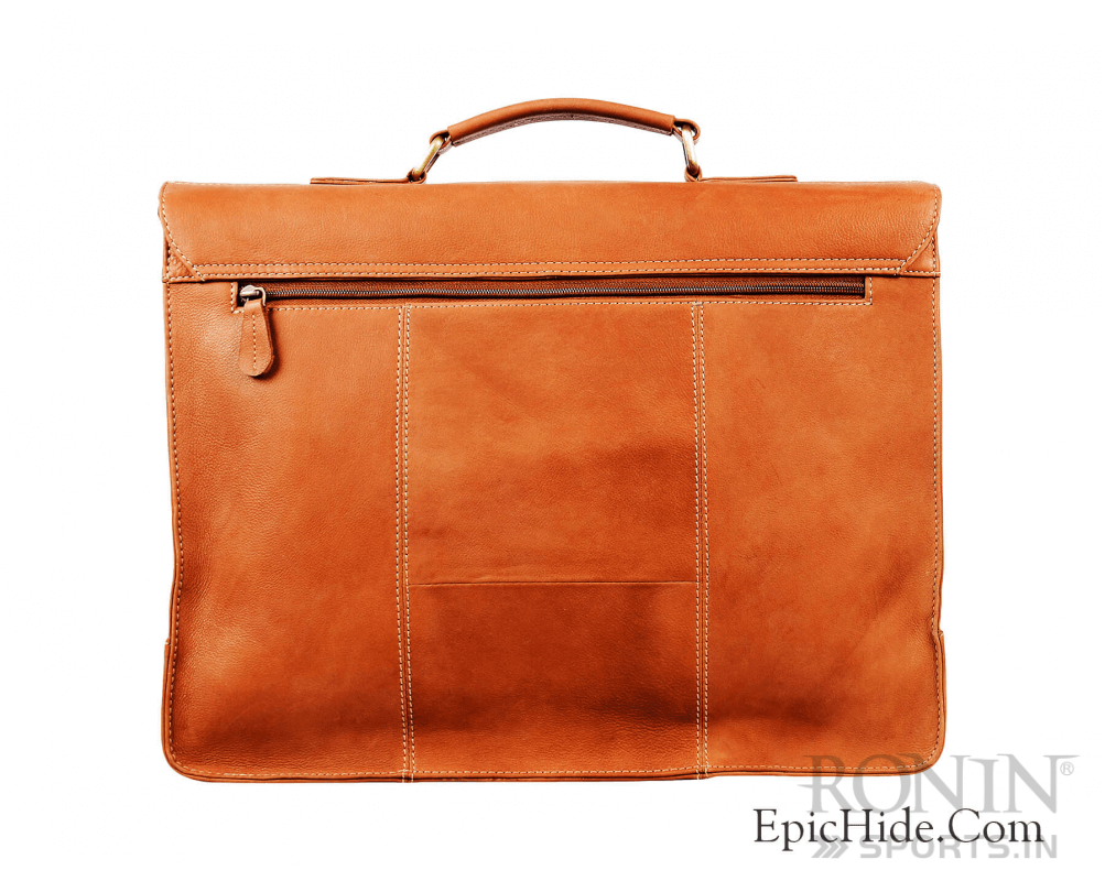 Vintage Leather Laptop Bag 07 - Image 2