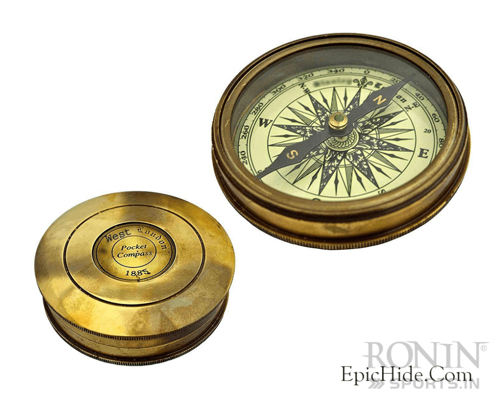 VINTAGE BRASS MAGNETIC COMPASS 02