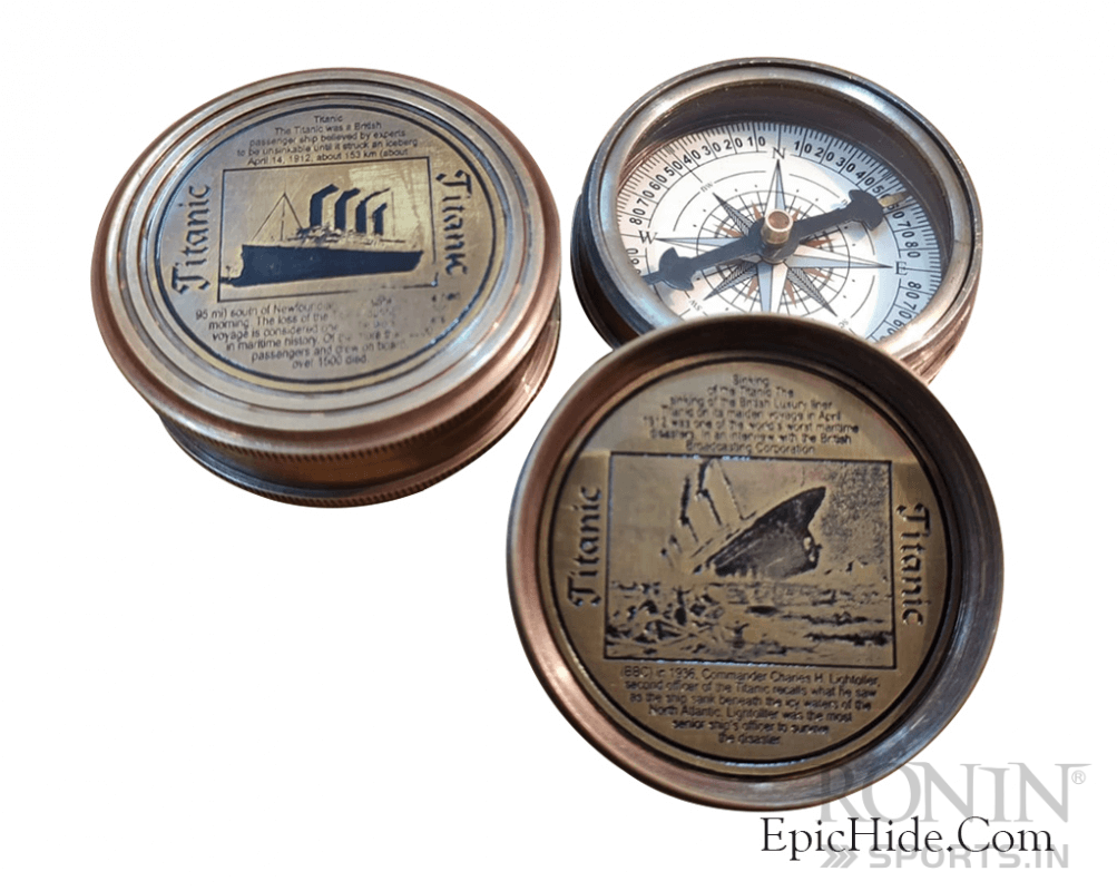 VINTAGE BRASS MAGNETIC COMPASS 01
