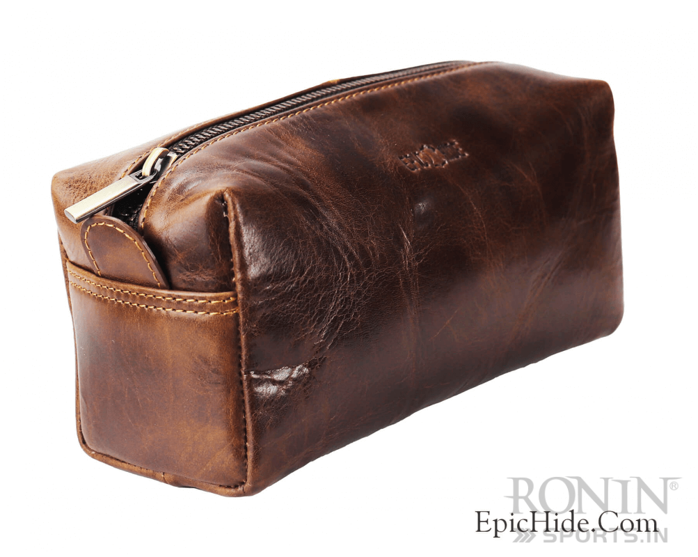 Leather Toilet Kit Bag 01 - Image 2