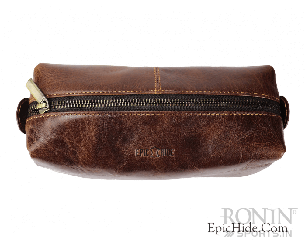 Leather Toilet Kit Bag 01 - Image 3