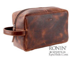 Leather Toilet Kit Bag 02