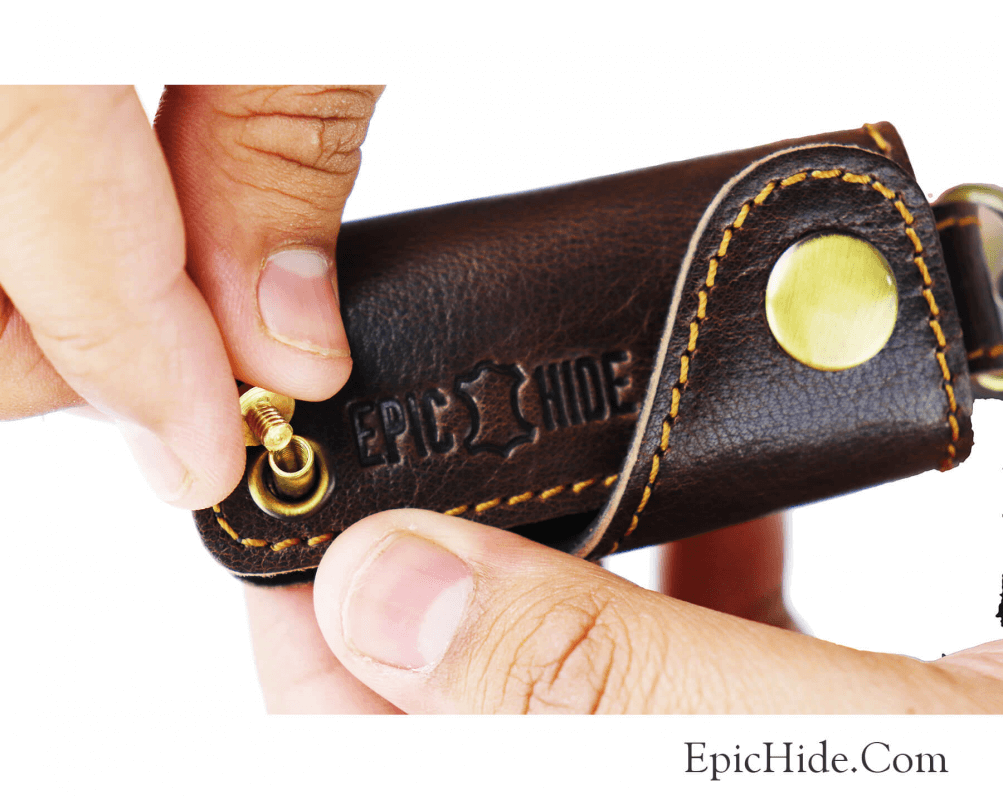 VINTAGE LEATHER CHAINS 07 - Image 2