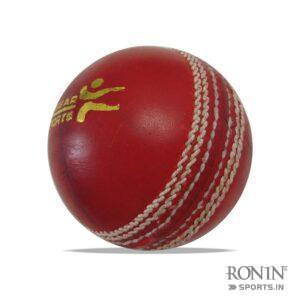 Red Leather Cricket Practice Balls Test Match Leather Balls (10)