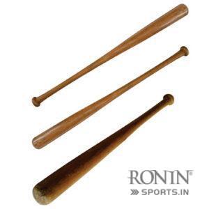 Vintage Basebats & Rounder Bats old stype with Burned Logo and Antique Polised