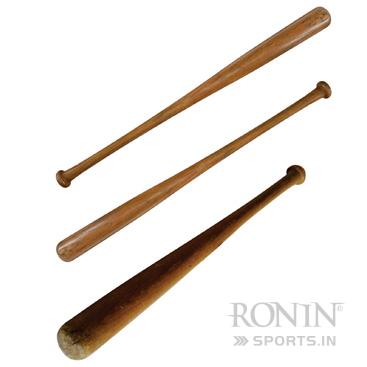 Vintage Basebats & Rounder Bats old stype with Burned Logo and Antique Polised